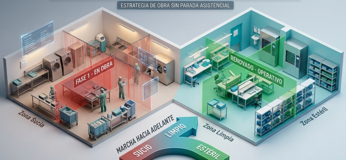 Arquitectura Sanitaria: el reto de reformar sin parada asistencial