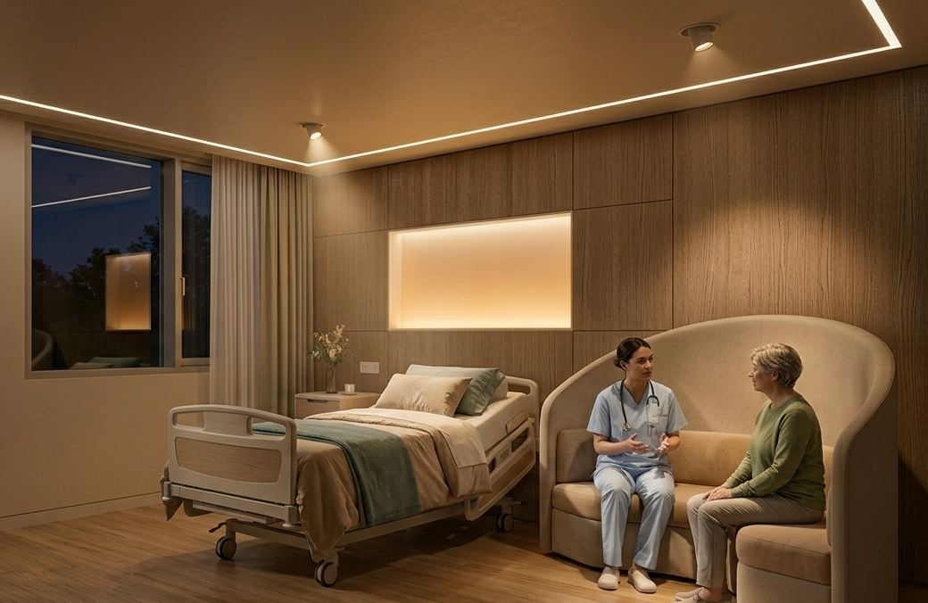 Iluminación Hospitalaria: Por qué la luz es medicina (y por qué la estamos diseñando mal)